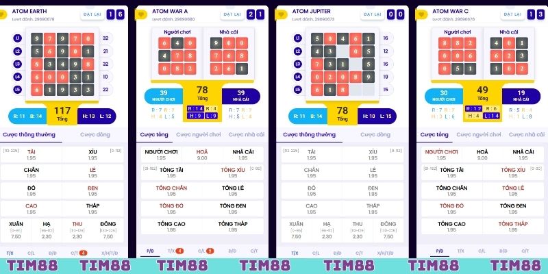 Chơi Atom lụm ngay tiền thưởng lớn